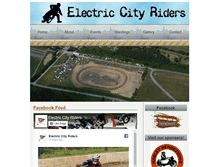 Tablet Screenshot of electriccityriders.com